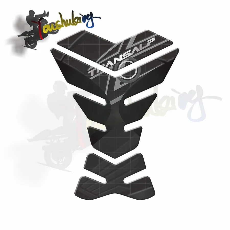 Углеродная Крышка для бензобака мотоцикла 3d наклейка протектор XL650V Transalp transalpine