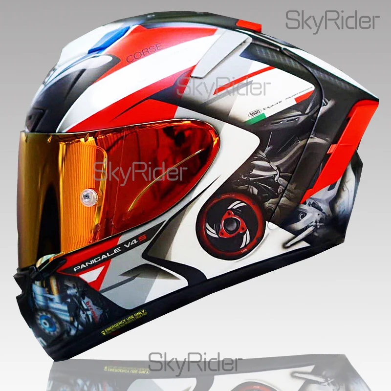 

Мотоциклетный шлем X14 marquez, красно-белый, DUKA2, для езды на мотоцикле, гоночный шлем