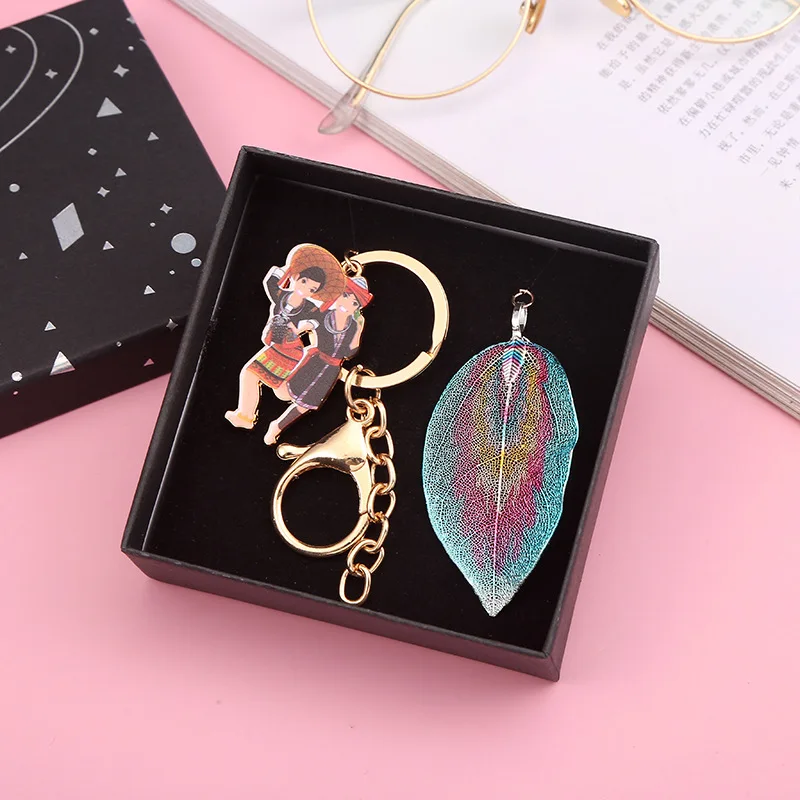 Национальный стильный брелок dream leaf кольцо для ключей креативное металлическое