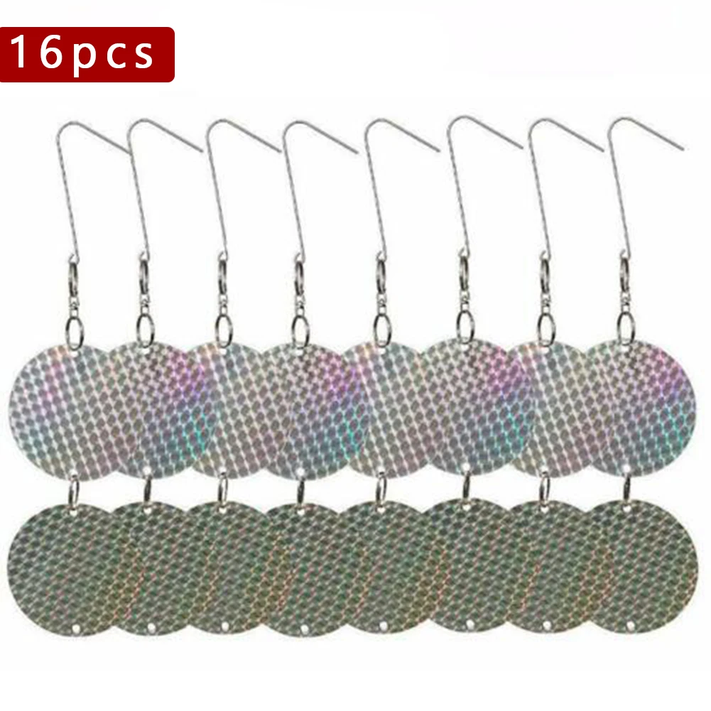 16 шт. отпугивающее средство для отпугивания птиц диски Crow Hawk Goose Seagull 24