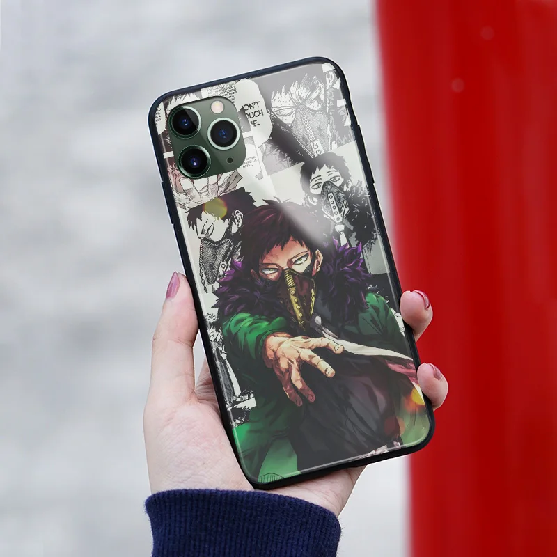 chisaki kai boku no hero academia cover for iphone se 6s 7 8 x xr xs 11 pro max samsung s note 10 20 plus glass phone case shell free global shipping