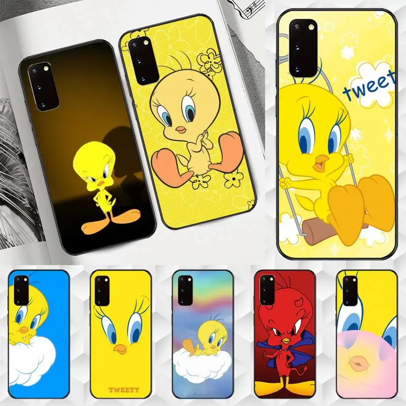 

Hot Cartoon Tweety Bird Piolin Phone Case For Huawei Nova7 Nova6 Nova5 Nova4 Nova3 Nova2 pro se plus soft Cover Fundas
