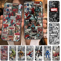 marvel comics for oneplus nord n100 n10 5g 9 8 pro 7 7pro case phone cover for oneplus 7 pro 17t 6t 5t 3t case