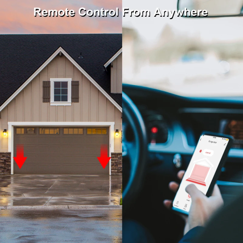 

eWeLink WiFi Smart Switch Garage Door Opener Controller 2.4GHz Works With Amazon Alexa And Google Home Assistant