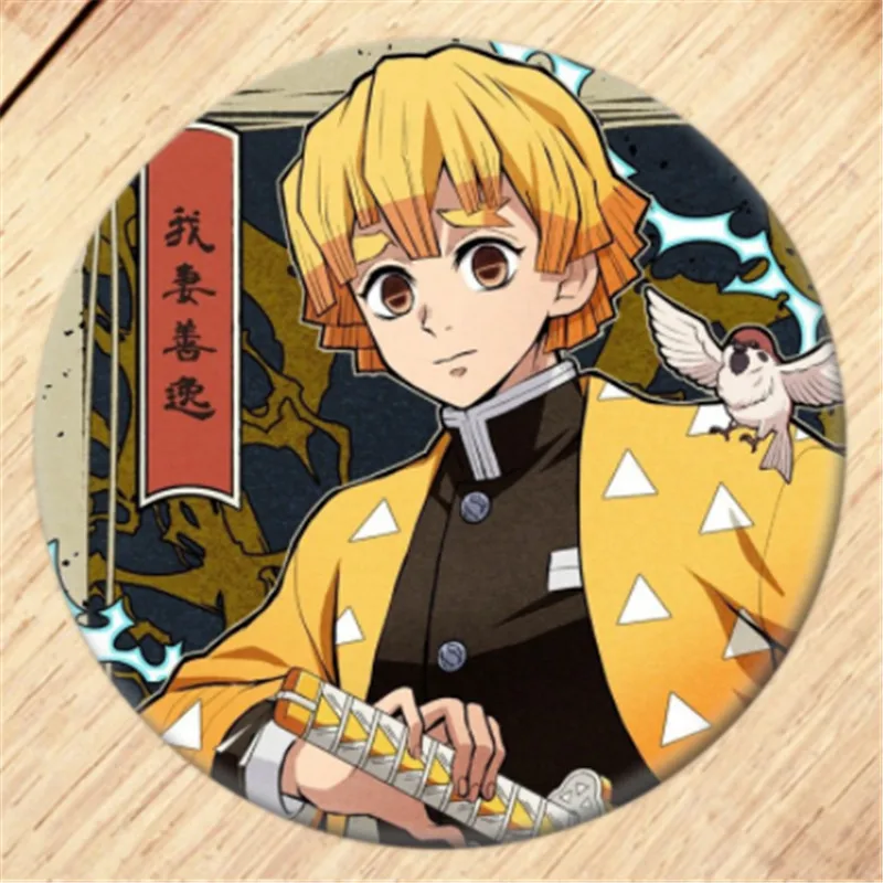 Прямая поставка брошь в стиле аниме рассекающий демонов: Kimetsu no Yaiba значки на