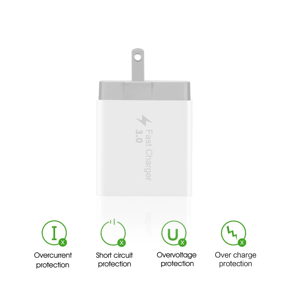30 Вт USB зарядное устройство для быстрого настенного зарядного устройства 3 порта