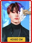Картина для рисования по номерам  на холсте Музыка KPOP Ateez Сан - 6060 В 60x40