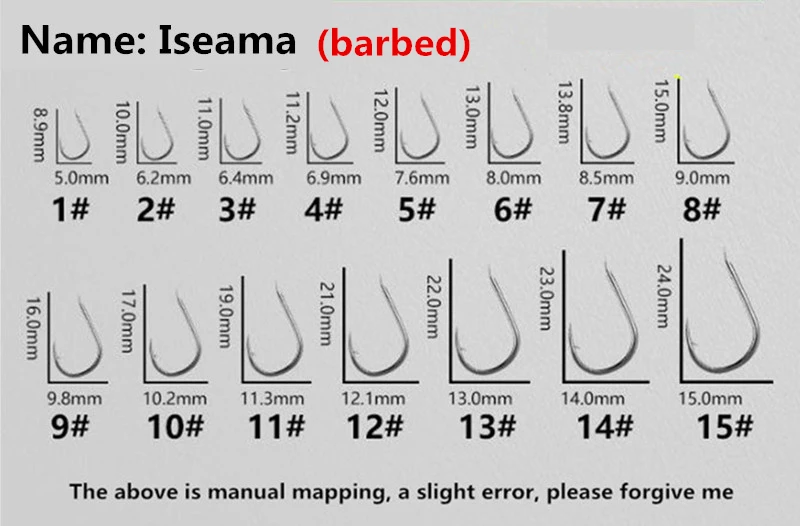 100 шт. рыболовные крючки из японского титанового сплава | Спорт и развлечения