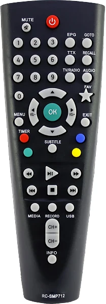 Пульт HUAYU для BBK RC-SMP712 DVB-T2-ресивера