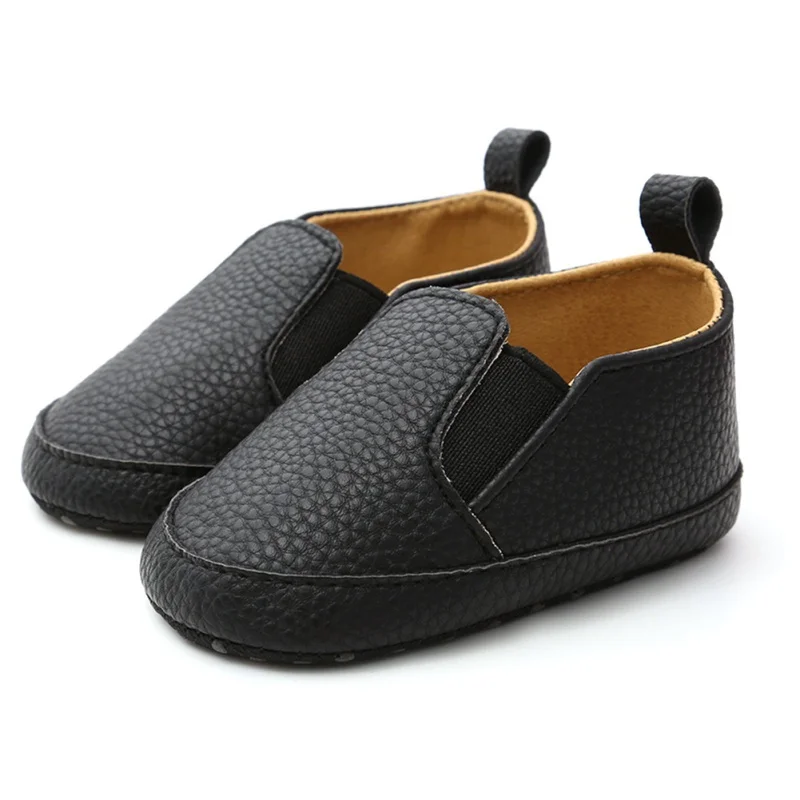 Zapatos informales de cuero Pu para beb&eacute;s, calzado para primeros pasos, 0 a 18 meses-2