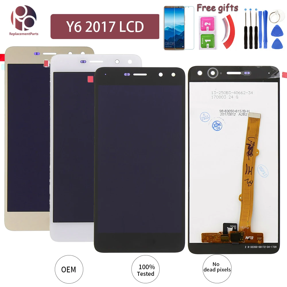 AAA качественный ЖК дисплей для huawei Nova Young 4G LTE/Y6 2017/Y5 2017 MYA L41 кодирующий