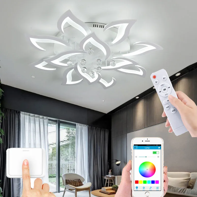 

2021 new Nordic living room bedroom chandelier modern home lighting LED ceiling light