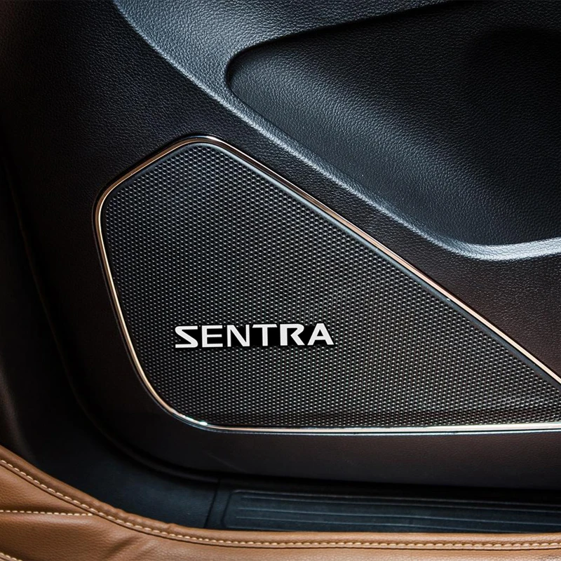 4 шт. Автомобильная декоративная 3D алюминиевая эмблема наклейка для Nissan Sentra b16 b17