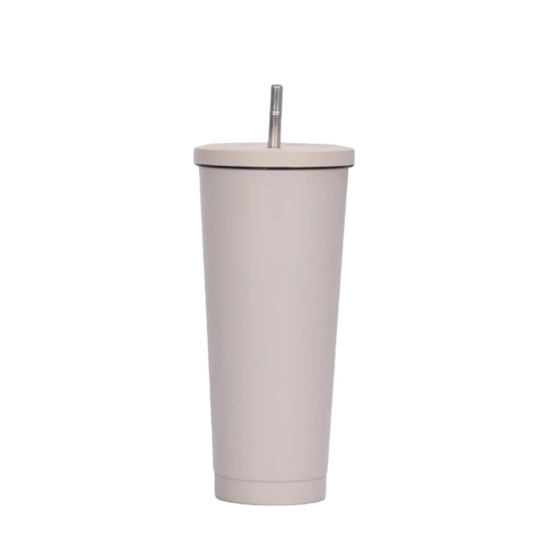 

Travel Mugs 25OZ Insulated Tumbler Stainless Steel with Straw and Lids Travel Coffee Cup Drinking Cup for Camping Hiking