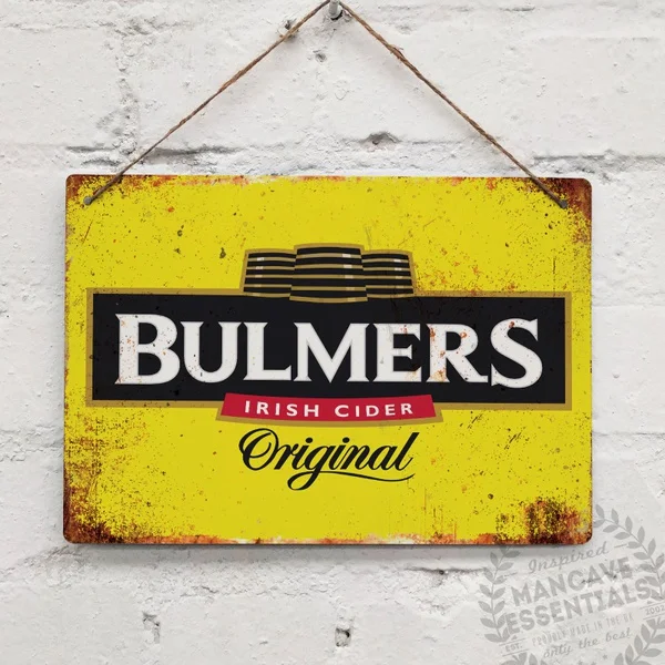 

Винтажная Оловянная вывеска Bulmers, копия сидра, металлический плакат, металлический декор, металлическая живопись, настенная наклейка, насте...