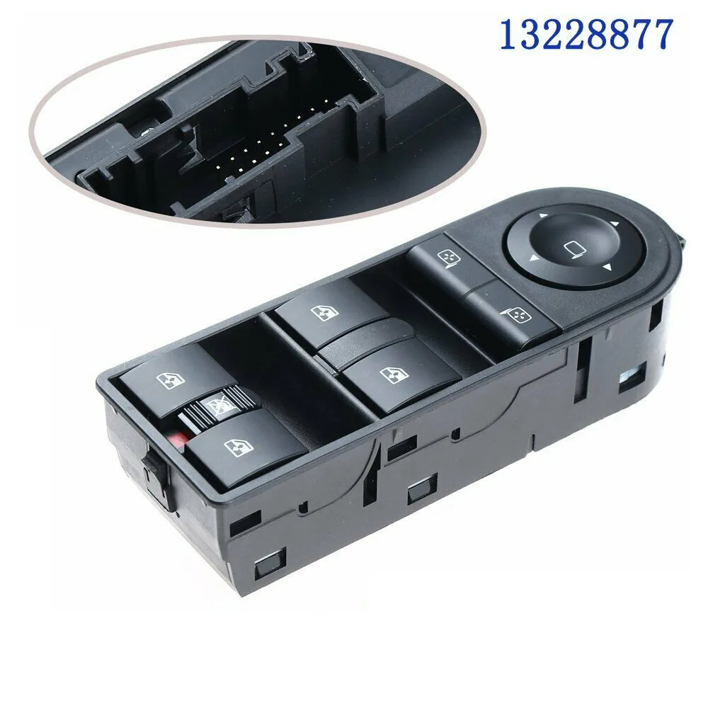 

13228699 13215153 Front Left Electric Control Master Power Window Switch For Vauxhall For Opel Astra H Zafira B Kombi 2004-2015