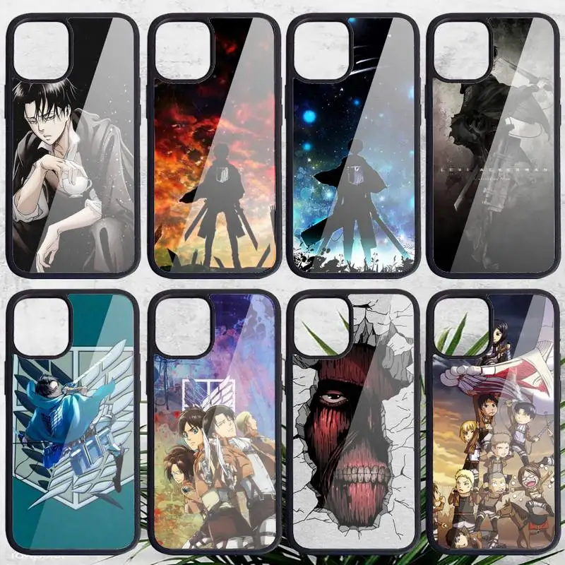 Акерман обувь для косплея по аниме атака на Титанов чехол телефона PC iPhone 11 12 pro XS MAX