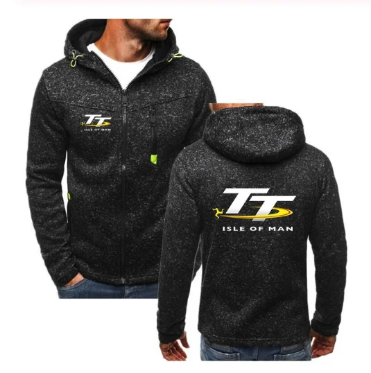 

2020 NEW Brand top Isle of Man TT hoodie motorcycles Team Men Hoodies Casual men Zipper hooded jacket tracksuit 55