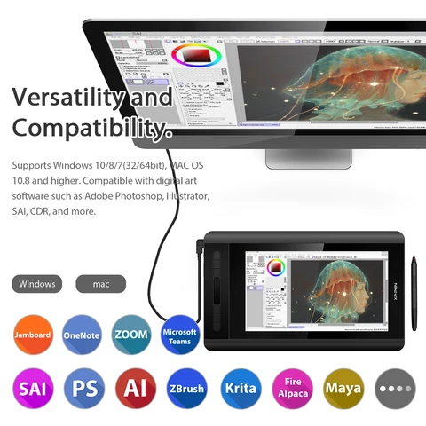 XP-Pen Artist 12 11,6-дюймовый графический планшет