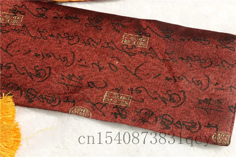 Красная шелковая сумка 134 см для защиты японского самурайского меча Катаны -