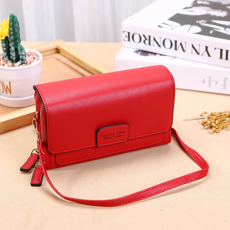 

2021 New Ladies Korean Clutch Bag Crossbody Bag Large Capacity Casual Shoulder Bag for Women Mobile Phone Purse Female Bolos
