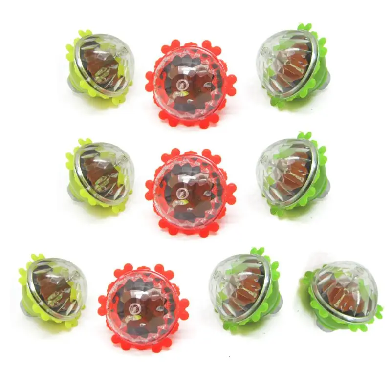

Colorful Children Plastic Flash Gyro Light-emitting Gyros Friction Magic for Kids Birthday Festival Gifts