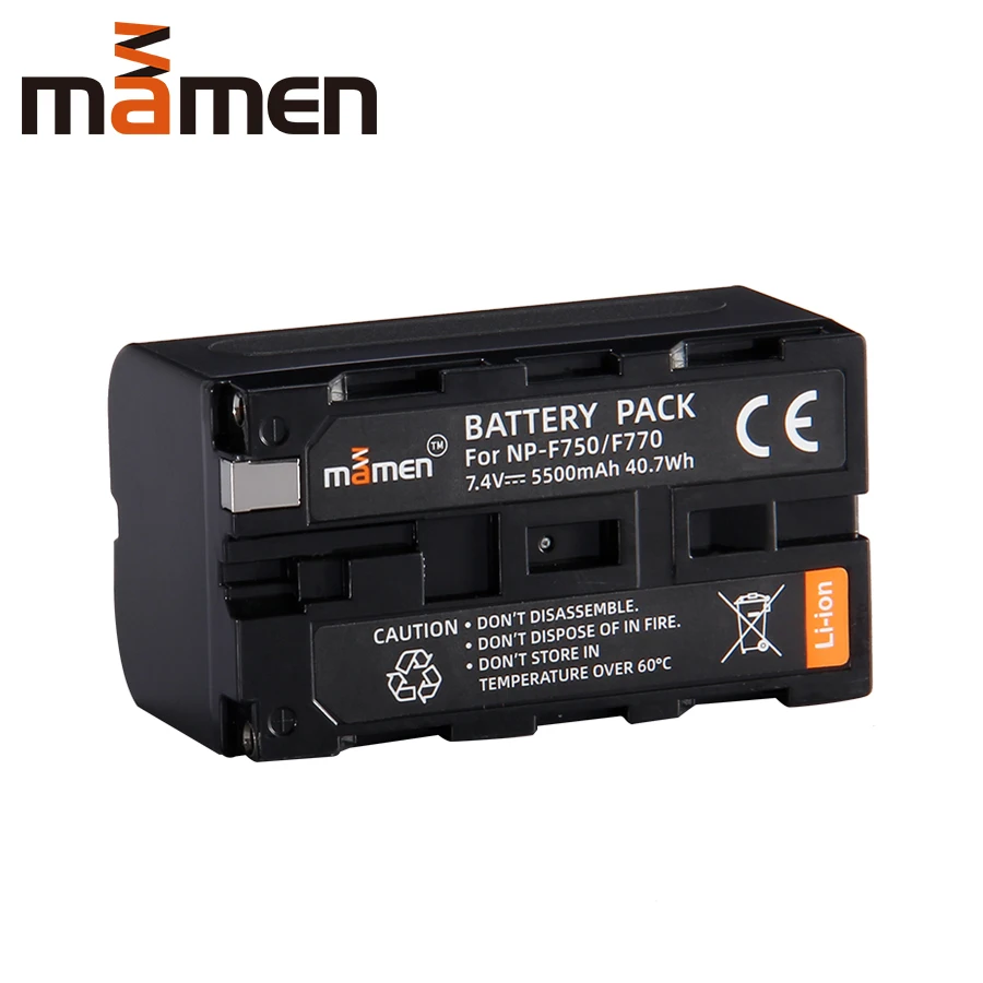 MAMEN 7 4 v NP F750 F550 5200mAH Цифровая Батарея Камера пакет для sony CCD SC5 SC55 SC65 DCR SC100 TR910
