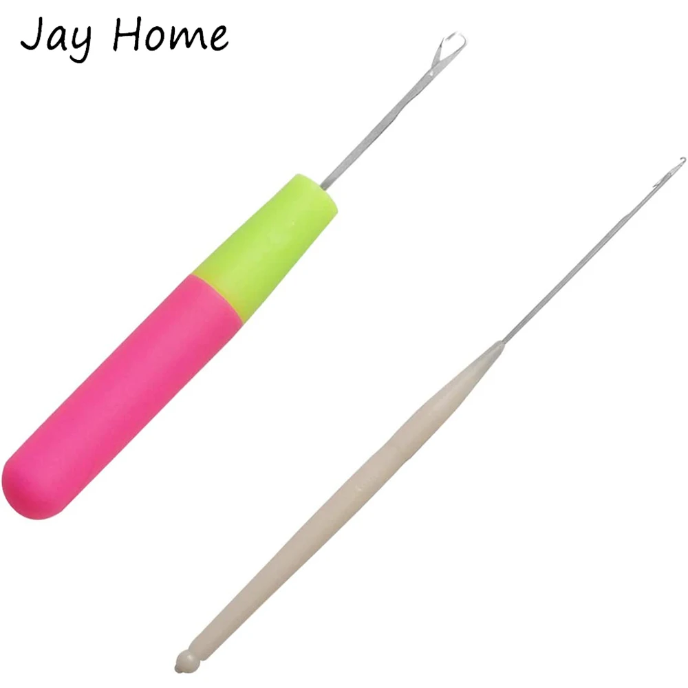 Набор из 5 крючков для вязания ковров разных размеров с изогнутой застежкой для рукоделия и шитья.