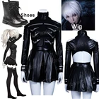 Токийский Гуль канеки Кен девушка Униформа Женская Кен канеки парик обувь наряды косплей костюм куртка юбка Хэллоуин платье костюм бесплатно