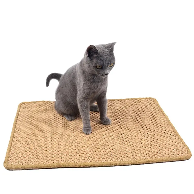 Sisal Felt Cat Scratching Mat Durable Scratcher Board for Cats Tower Climbing Tree Pad Cooling Litter Protect Furniture | Дом и сад
