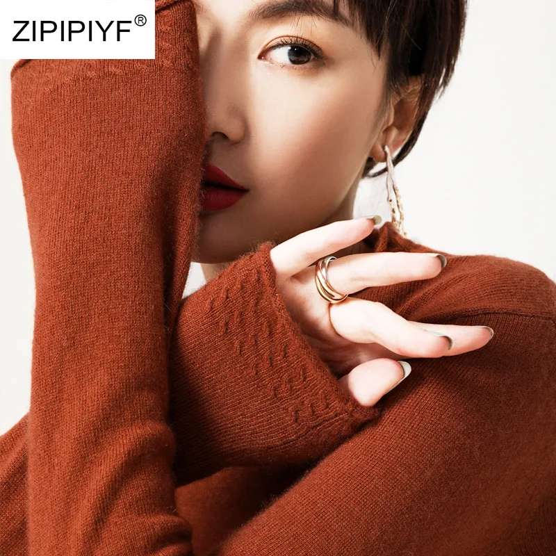 Женский вязаный джемпер базовый однотонный пуловер весна-осень AB017 2019 | Женская