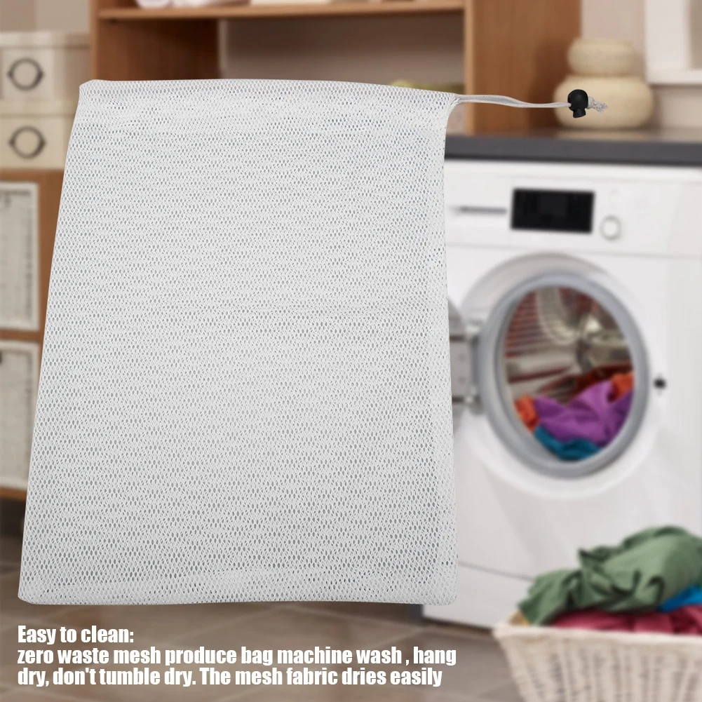 3 размера многоразовые натуральные хлопковые сетчатые сумки из натурального