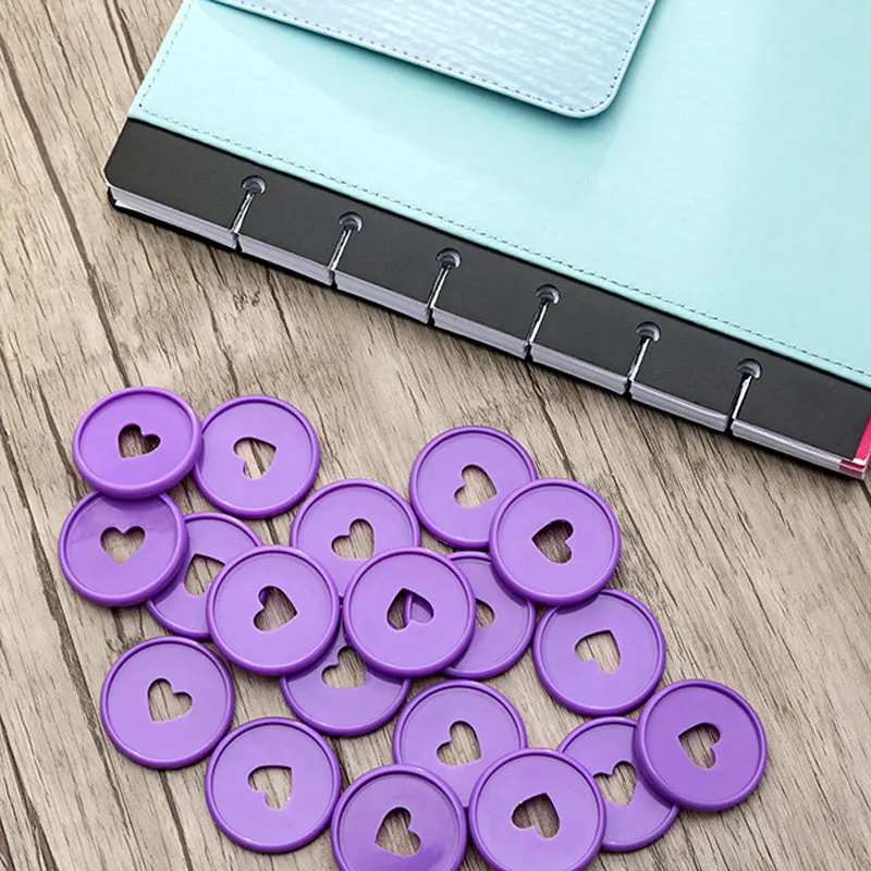 50 шт./компл. 35 мм многоцветные грибные отверстия свободные листки дисковые