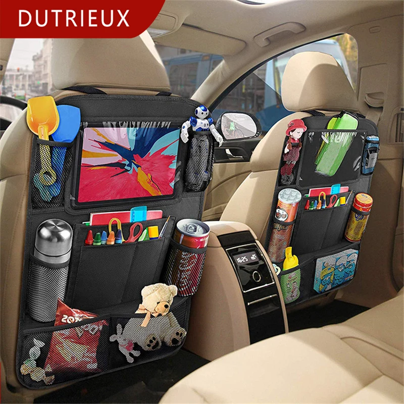 

DUTRIEUX Portable Multi-function Car Seat Back Storage Bag Multi-pocket Storage Bag Car Organizer Car Accessories NEW Spot