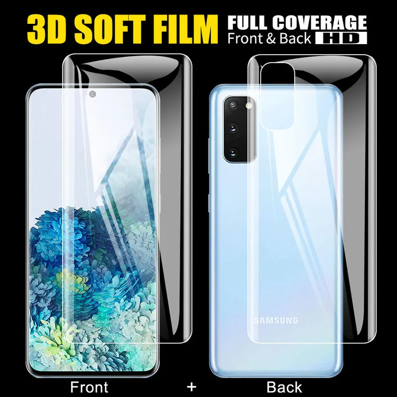 Защитная пленка для Samsung Galaxy S20 Ultra S10 Note 10 Plus Lite S10e S9 Plus|Защитные стёкла и плёнки