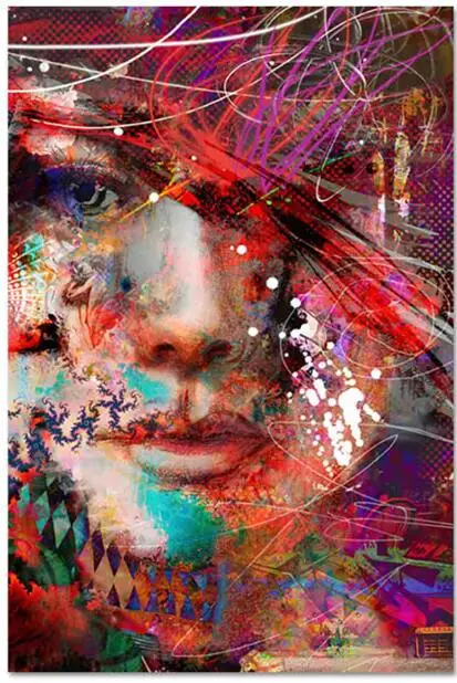 Diy абстрактная фотография искусство мозаика с черепом вышивка крестиком камни