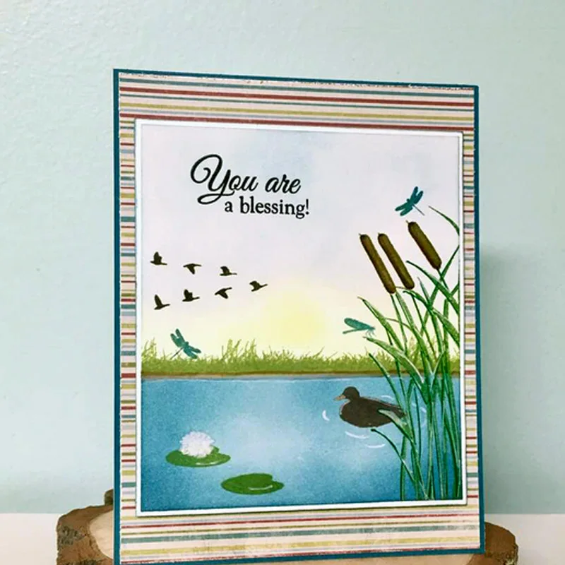 Прозрачные штампы для самостоятельной сборки животных и водно-болотных силуэтов