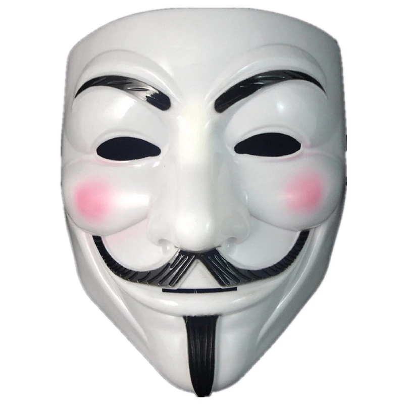 

Halloween Masks V for Vendetta Mask Guy Fawkes Anonymous Fancy Dress Cosplay Costume