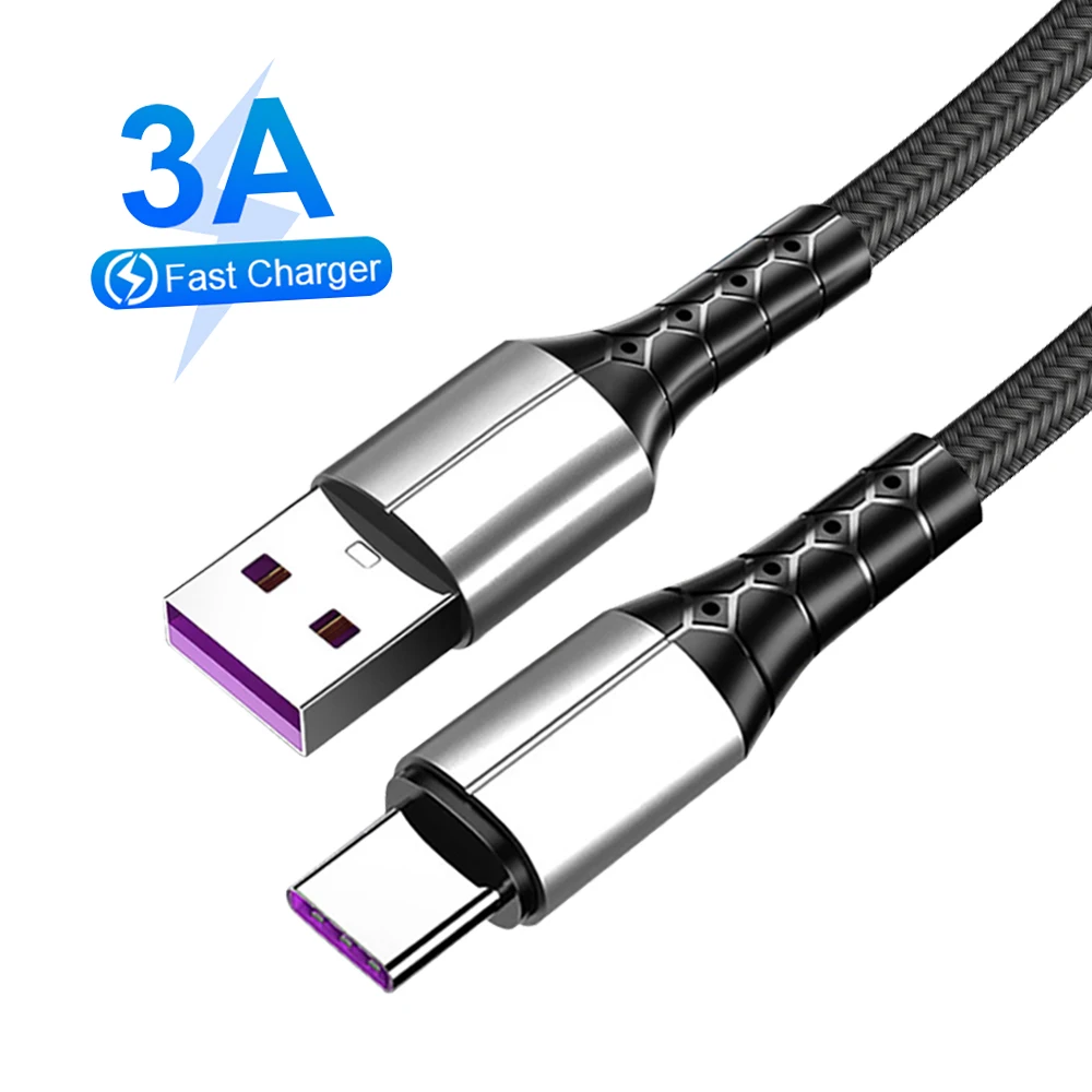 

Micro USB Type C Cable For Samsung S7 S8 XiaoMi redmi note 5 9 3A Tablet USB Data Cable Wire Fast Charging Android Phone Charger