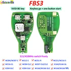 Оригинальный ключ без ключа Go FBS3 VVDI BE, 34 кнопки, 315 МГц, 433 МГц, одна кнопка запуска для Benz W204, W207, W212, W164, W166, W221, X164