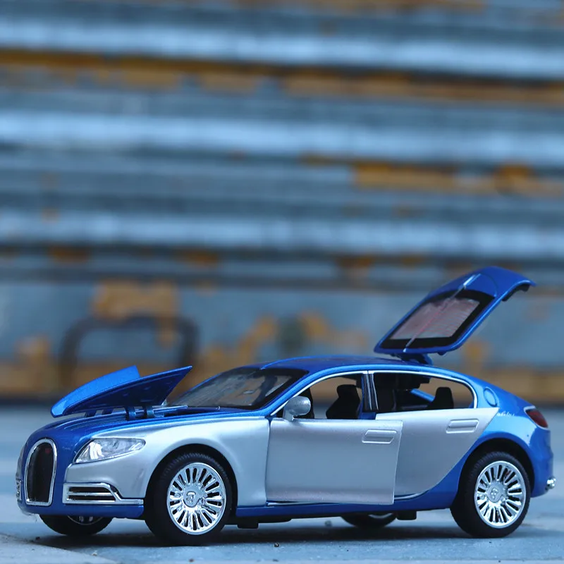 Литье под давлением 1:32 игрушечный автомобиль Bugatti Galibier металлическая игрушка