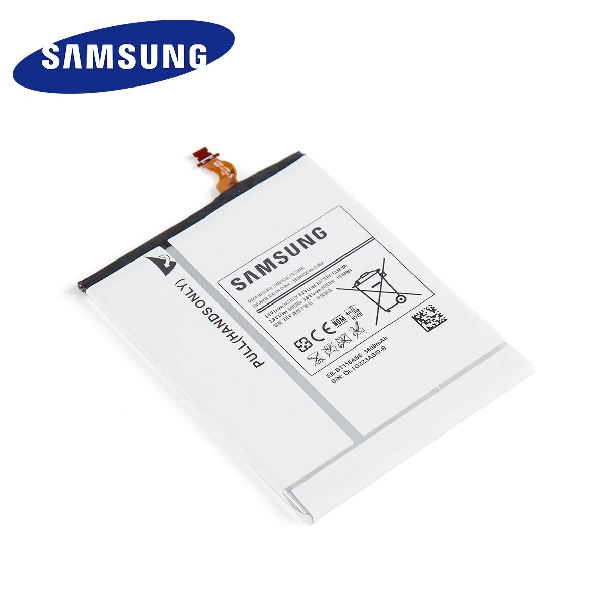 SAMSUNG оригинальная EB-BT115ABC EB-BT116ABE EB-BT111ABC EB-BT111ABE 3600 мА/ч батарея для Samsung Tab 3 Lite SM-T110