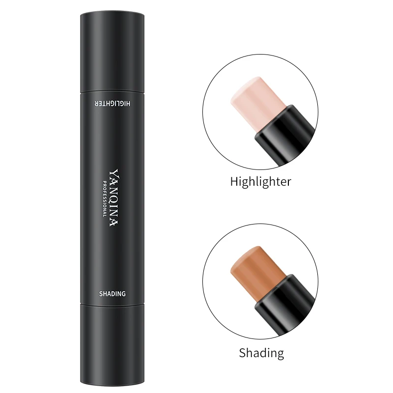 

Highlighter Makeup Glitter Contouring Bronzer For Face Shimmer Powder Creamy Texture illuminator Stick Women Cosmetics