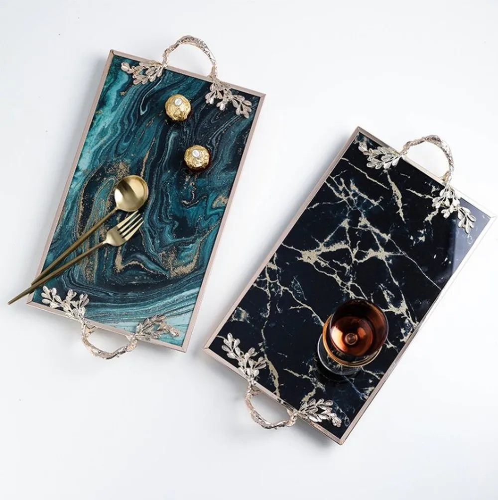 Светильник класса люкс Творческий позолоченный Стекло с органайзером лоток для