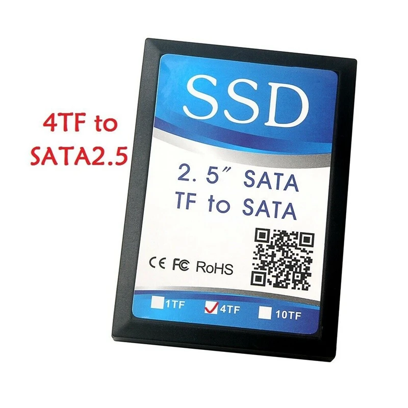 4 Micro-SD/TF карта на SATA конвертер 22Pin RAID Quad TF 2 5 дюймов SSD адаптер | Компьютеры и офис