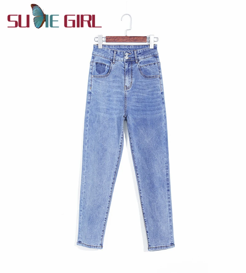 

SUDIE Girl Skinny jeans women's wear 2020 autumn new fashion high waist ladies slim fit all-match tight-fitting pants