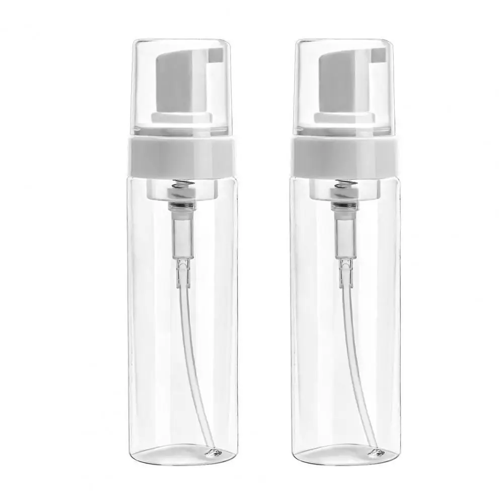 

1Pair 200ml Tattoo Bubble Bottle Non-slip Dismountable Plastic Foaming Pump Container for Shampoo