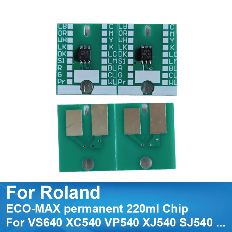 

Совместимый микросхема для картриджа с оригинальными чернилами Roland 220ml для VS640 XC540 VP540 XJ540 SJ540 SJ745