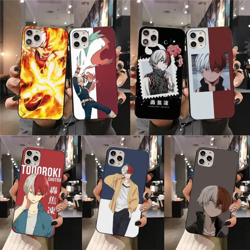 Чехол Todoroki Shouto My hero academy для iphone 12 pro max 11 XS MAX 8 7 6 6S Plus X 5S SE 2020 XR|Бамперы| |