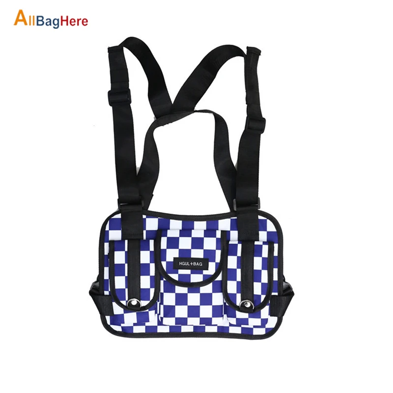 Модная нагрудная сумка для мужчин и женщин в стиле хип хоп водонепроницаемая еды